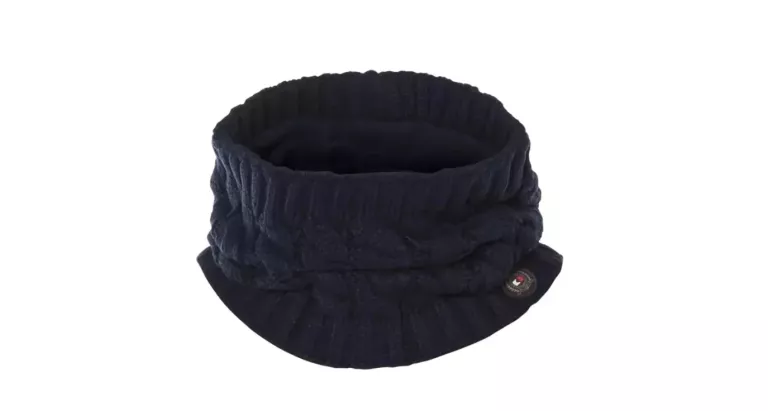 TOMMYHILFIGER KOMIN DZIANINOWY DAMSKI EQUESTRIAN GRANATOWY