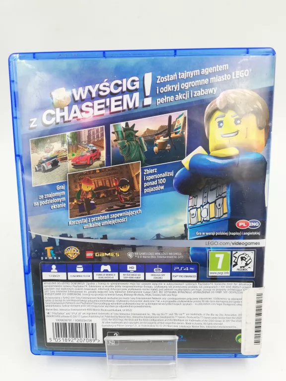 GRA LEGO CITY TAJNY AGENT PL PS4 NIE DZIAŁA