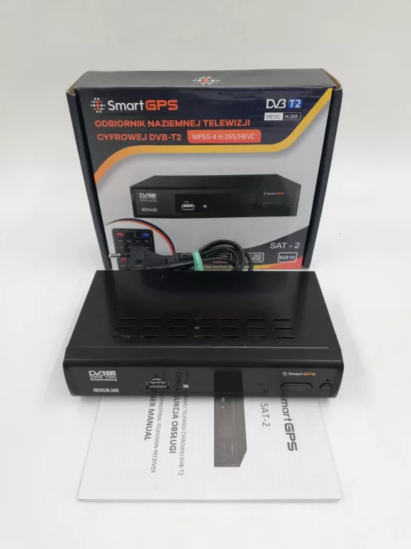 TUNER DEKODER DVB-T2/HEVC SMARTGPS SMART GPS SAT-2