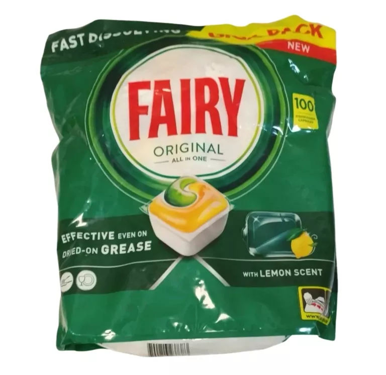 KAPSUŁKI DO ZMYWARKI FAIRY ORIGINAL ALL IN ONE LEMON GIGA PACK 100 SZTUK