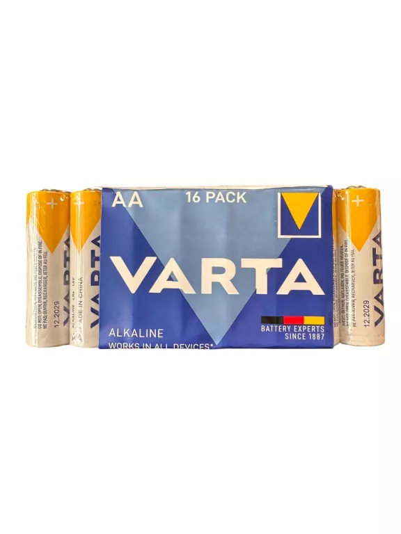 VARTA BATERIA BATERIE ALKALICZNE R6 AA LR6 16 SZTUK