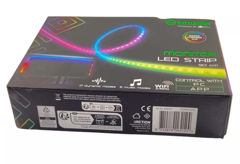 TAŚMA MONITOR LED STRIP 90CM BATTLETRON RAZER CHROMA RGB APP SMART CONNECT