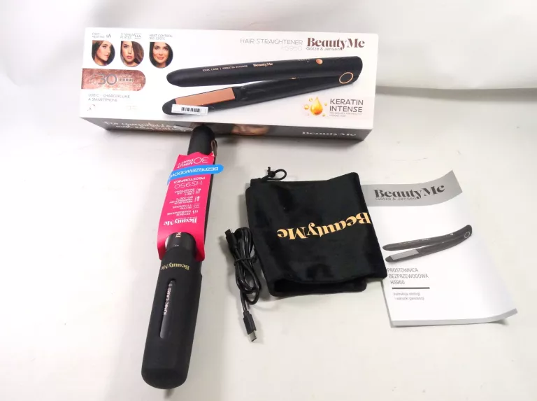 PROSTOWNICA BEZPRZEWODOWA BEAUTYME KERATIN INTENSE HS950 220 STOPNI