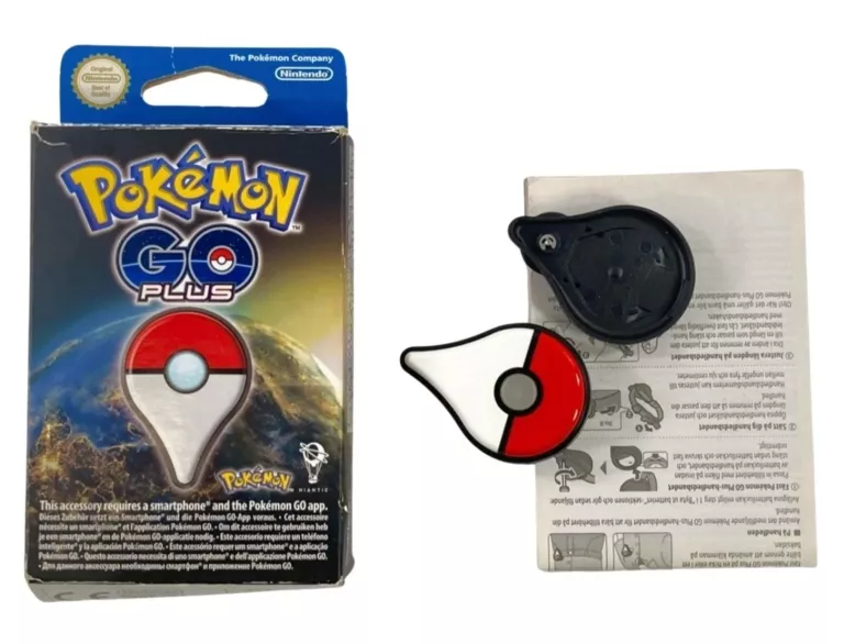 AKCESORIUM NINTENDO POKÉMON GO PLUS + BLUETOOTH ŁAPIE POKEMONY