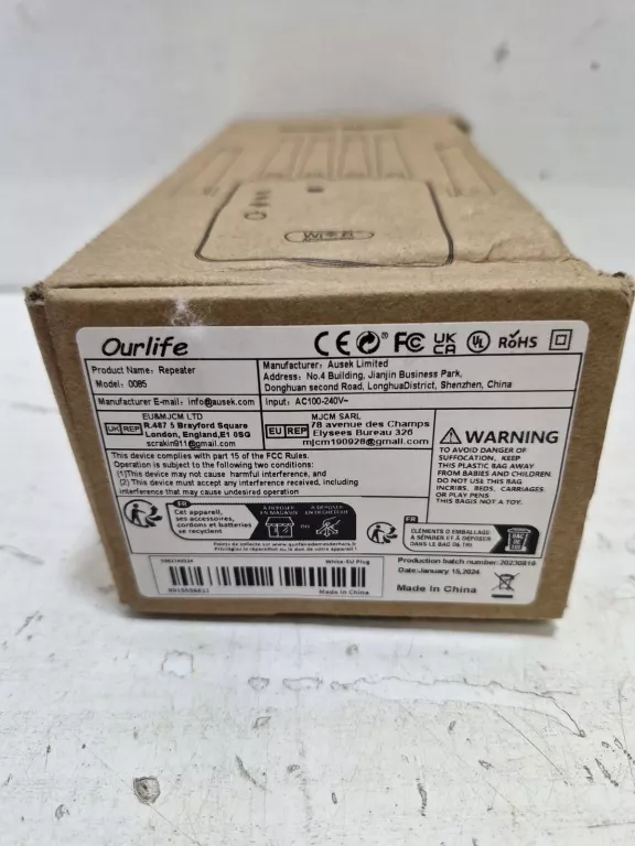 WZMACNIACZ SYGNAŁU WIFI REPEATER 0085