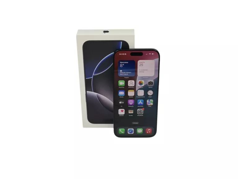 TELEFON APPLE IPHONE 16 PRO MAX 256GB 6,9' - JAK NOWY! NA CZĘŚCI!