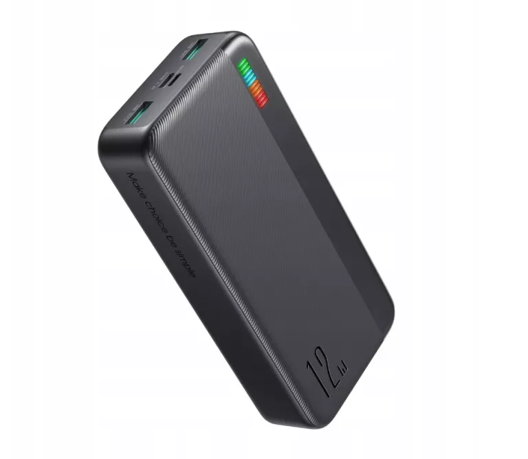 ZEWNĘTRZNY POWER BANK JOYROOM JR-T017 12W 20000MAH CZARNY