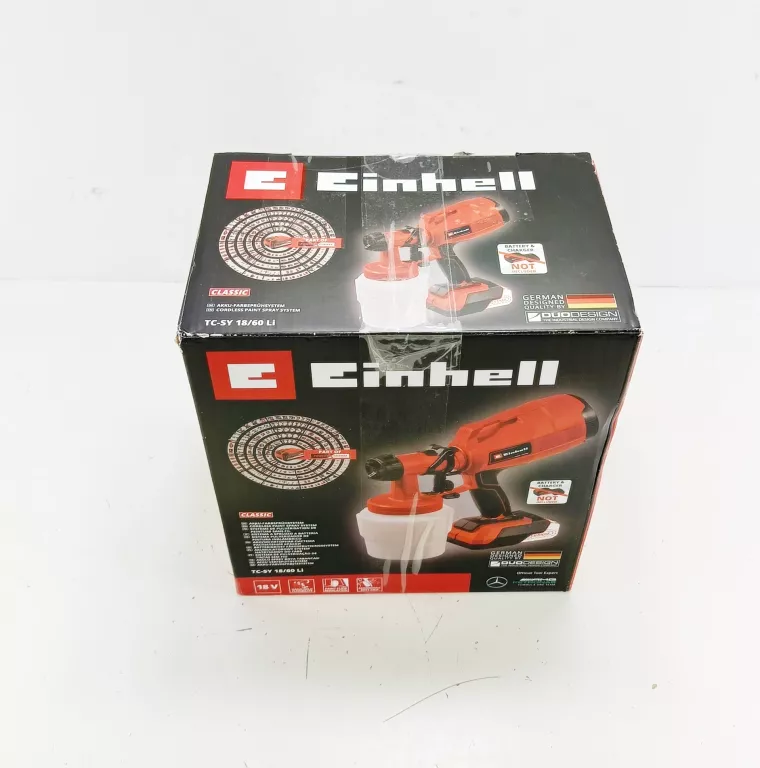 EINHELL TC-SY 18/60 LI-SOLO PISTOLET DO MALOWANIA AKUMULATOROWY