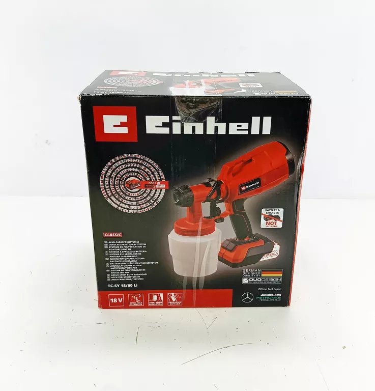 EINHELL TC-SY 18/60 LI-SOLO PISTOLET DO MALOWANIA AKUMULATOROWY