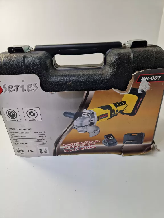 SZLIFIERKA KĄTOWA NA AKUMULATOR BOXER 24V