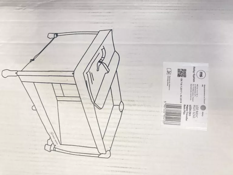ŁÓŻECZKO TURYSTYCZNE 2 POZIOMY Z PRZEWIJAKIEM HAPPY TRAVELLER BASIC PLUS