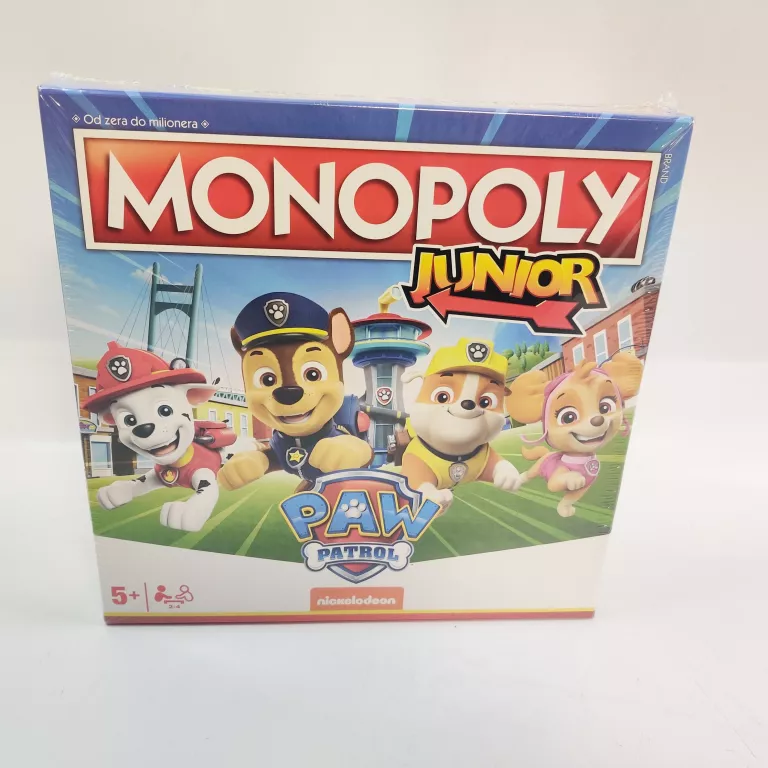 GRA PLANSZOWA WINNING MOVES MONOPOLY JUNIOR PSI PATROL