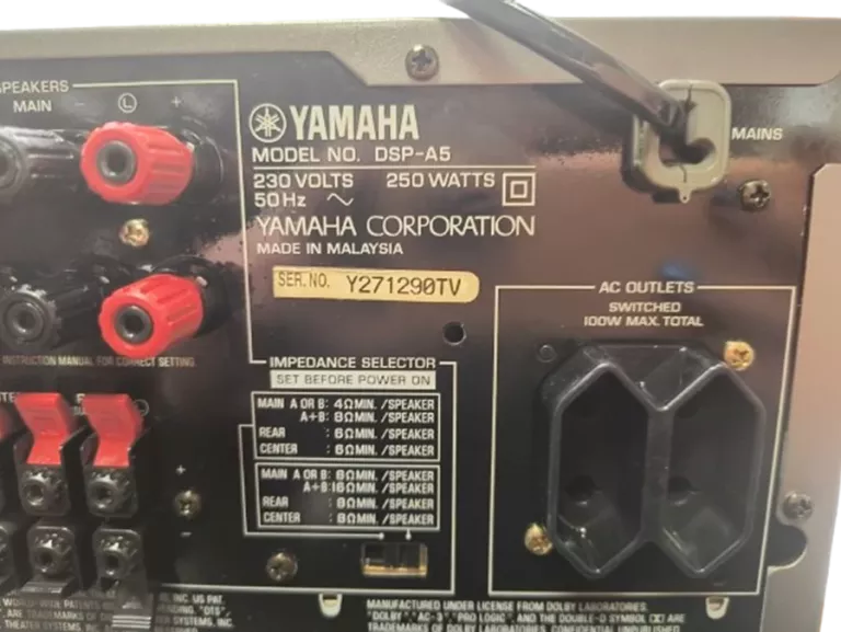 YAMAHA WZMACNIACZ DSP-A5