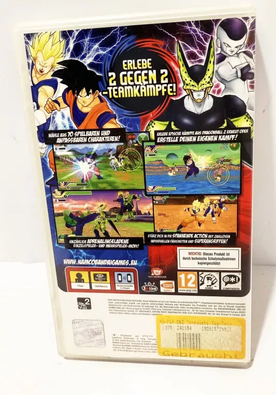 DRAGON BALL Z TENKAICHI TAG TEAM NA PSP