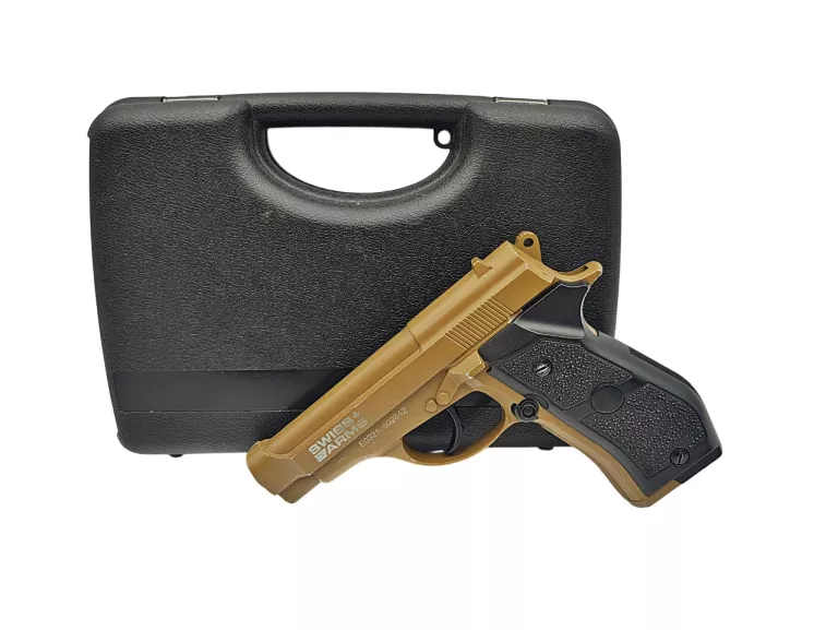 WIATRÓWKA PISTOLET CYBERGUN SWISS ARMS P84 4,5MM + WALIZECZKA