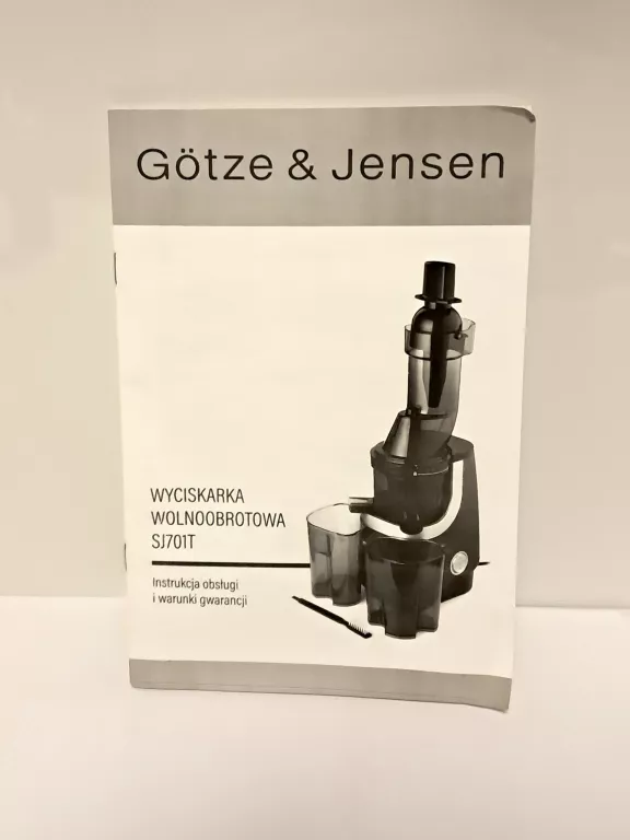 WYCISKARKA WOLNOOBROTOWA GOTZE & JENSEN SJ701T