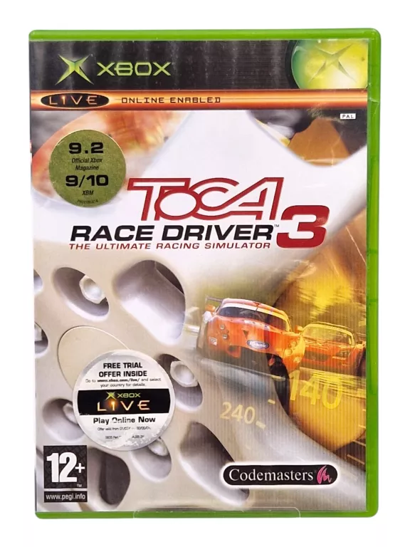 GRA NA XBOX CLASSIC TOCA RACE DRIVER 3