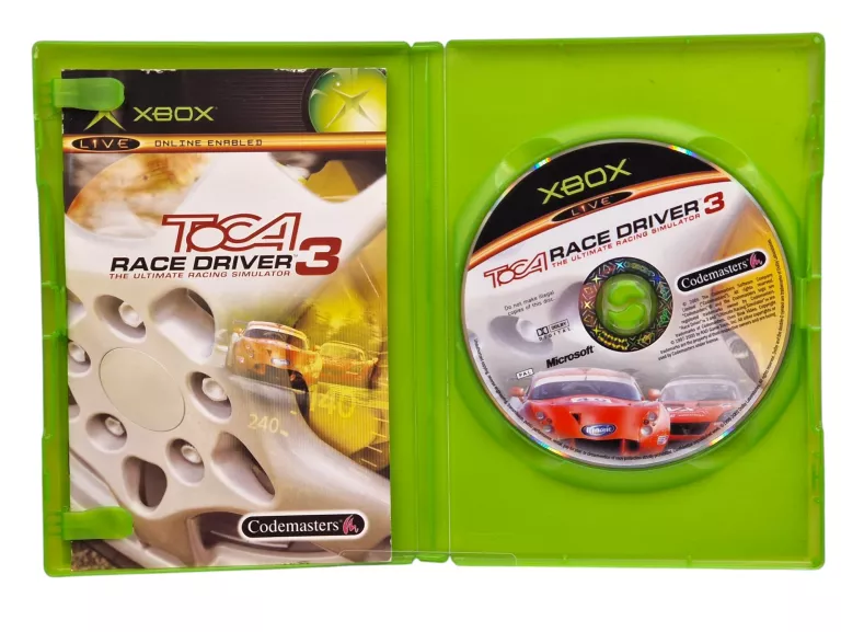 GRA NA XBOX CLASSIC TOCA RACE DRIVER 3