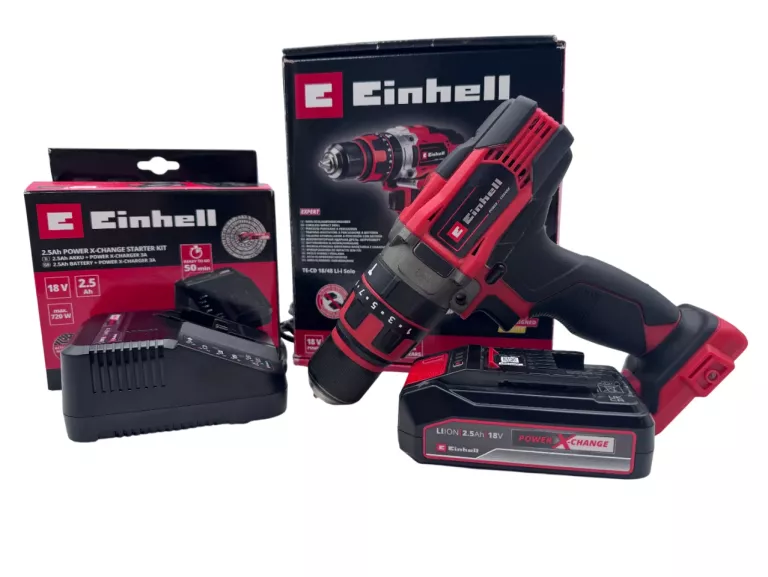WKRĘTARKA EINHELL TE-CD 18/48 + AKUMULATOR + ŁADOWARKA