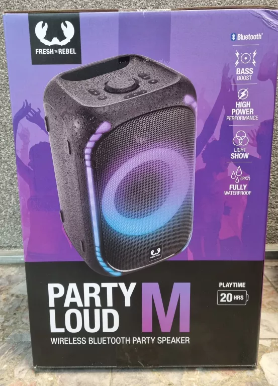 GŁOŚNIK BLUETOOTH FRESH'N'REBEL PARTY LOUD M 200W Głośniki