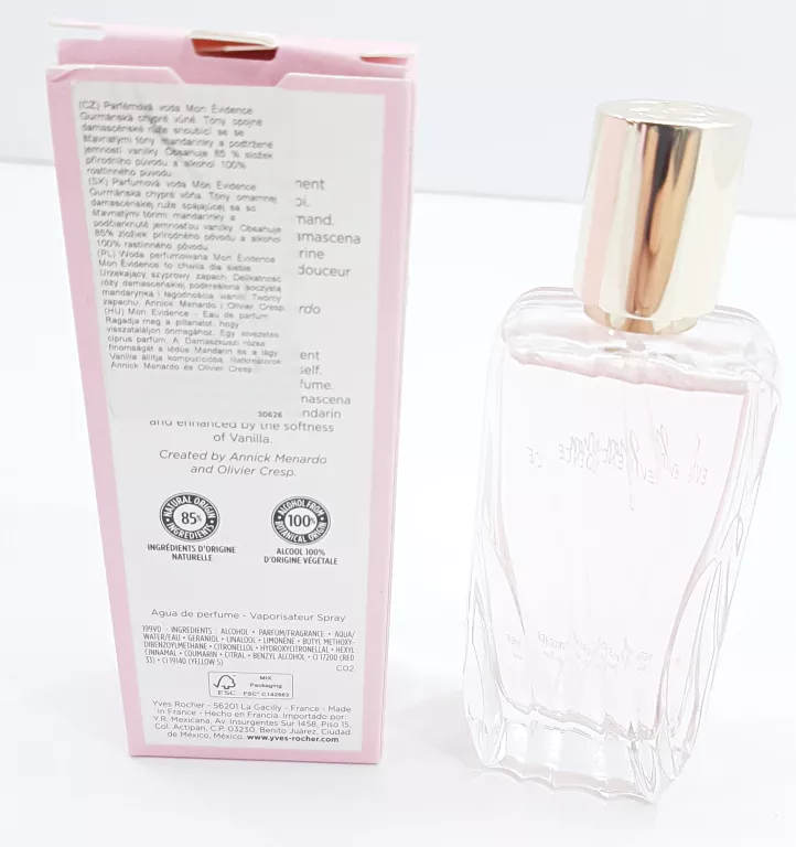 YVES ROCHER MON EVIDENCE WODA PERFUMOWANA 50ML