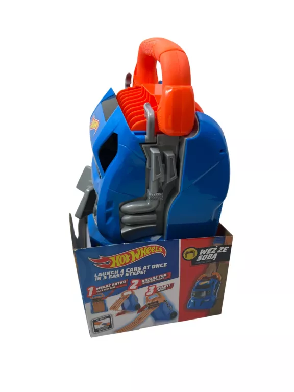 WALIZKA Z WYRZUTNIĄ HOTWHEELS HOT WHEELS HWCC14 NA 20 SAMOCHODZIKÓW