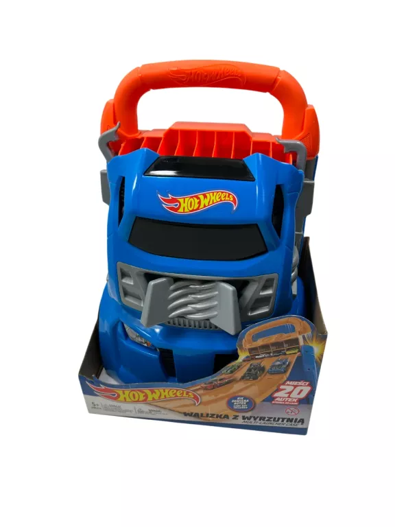 WALIZKA Z WYRZUTNIĄ HOTWHEELS HOT WHEELS HWCC14 NA 20 SAMOCHODZIKÓW