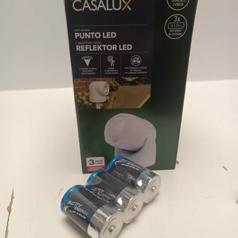 LAMPA PODŁOGOWA ZEWNĘTRZNA REFLEKTOR LED CASALUX