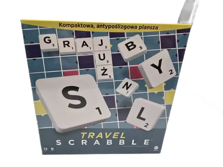 GRA PLANSZOWA MATTEL SCRABBLE TRAVEL