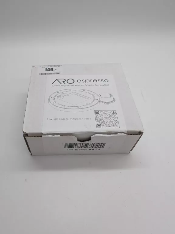 ARO ESPRESSO EUREKA MIGNON ALUMINUM GRINDER SETTING DIAL