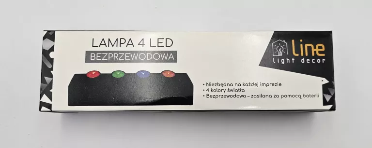 LAMPA 4 LED BEZPRZEWODOWA LINE LIGHT DECOR