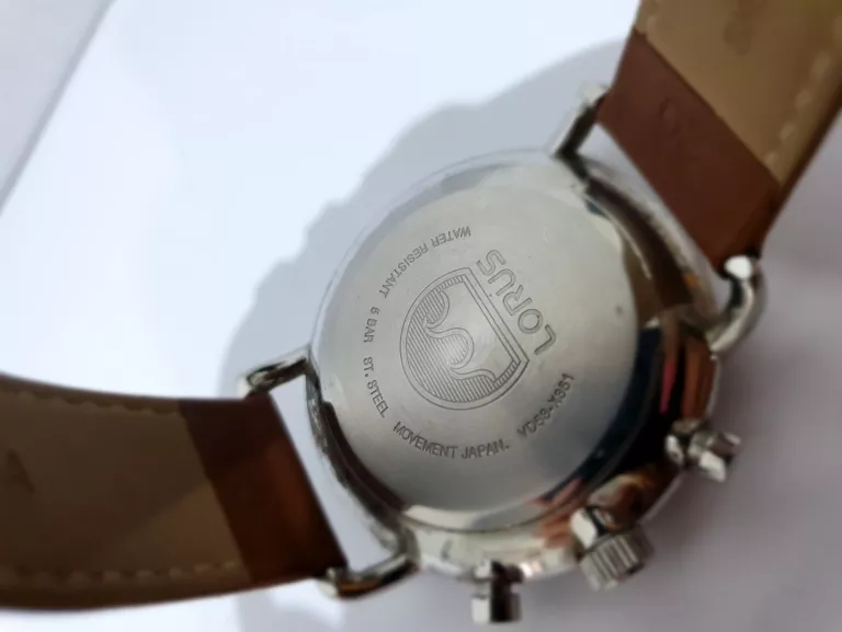 MĘSKI ZEGAREK LORUS CHRONOGRAPH 50M 5 BAR VD53-X351