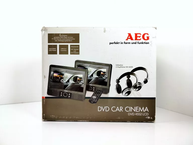 ODTWARZACZ SAMOCHODOWY DVD CAR CINEMA AEG 4552 LCD