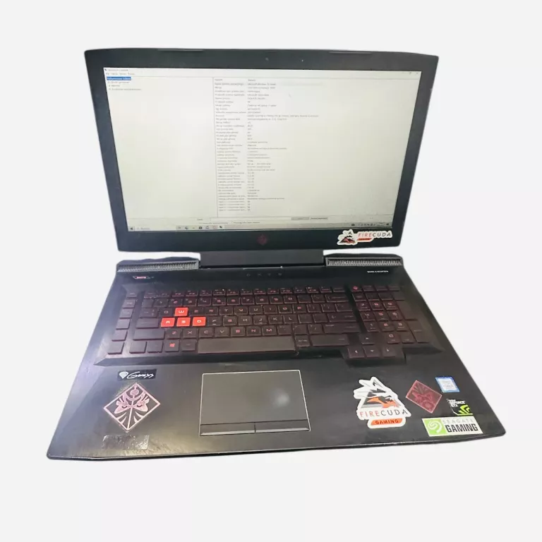 LAPTOP HP, COMPAQ OMEN 17-AN010NW 17,3 " INTEL CORE I5 16 /1000GB + ŁAD