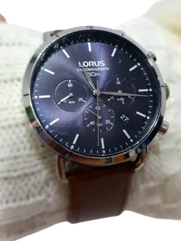 MĘSKI ZEGAREK LORUS CHRONOGRAPH 50M 5 BAR VD53-X351