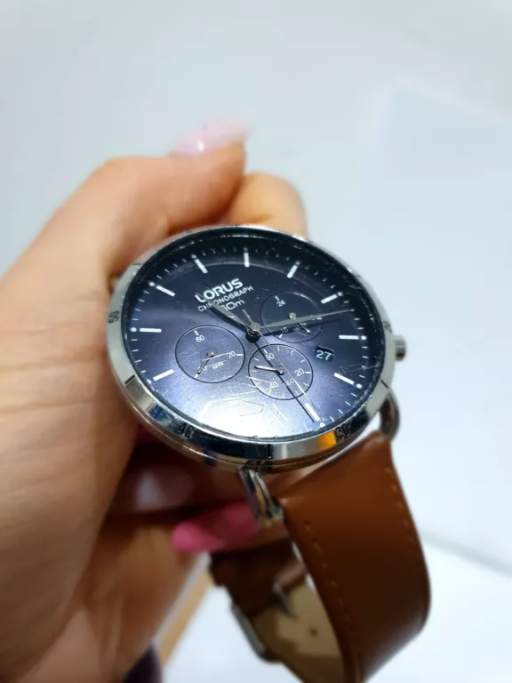 MĘSKI ZEGAREK LORUS CHRONOGRAPH 50M 5 BAR VD53-X351