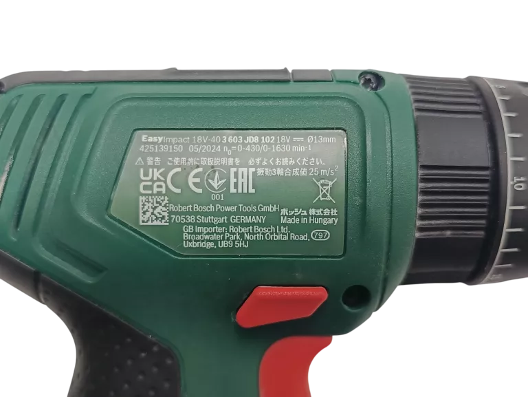 WIERTARKO-WKRĘTARKA AKUMULATOROWA Z UDAREM BOSCH EASYIMPACT 18V-40