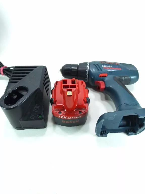 WKRĘTARKA BOSCH GSR 12-2 PROFESSIONAL + AKU. + ŁADOWARKA W WALIZCE