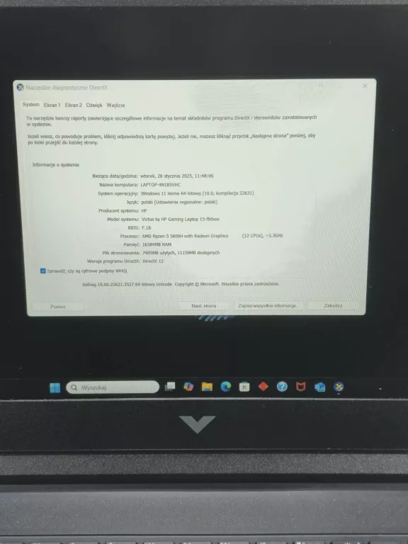 LAPTOP VICTUS HP PICTUS 15 GTX 1650