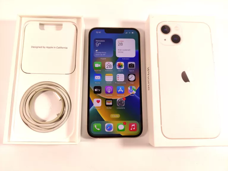TELEFON IPHONE 13 128GB KONDYCJA BATERII 83% KOMPLET