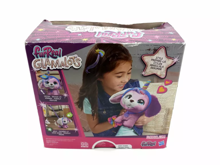 PIESEK NA SMYCZY FUR REAL FRIENDS GLAMALOTS RF1544 HASBRO INTERAKTYWNY