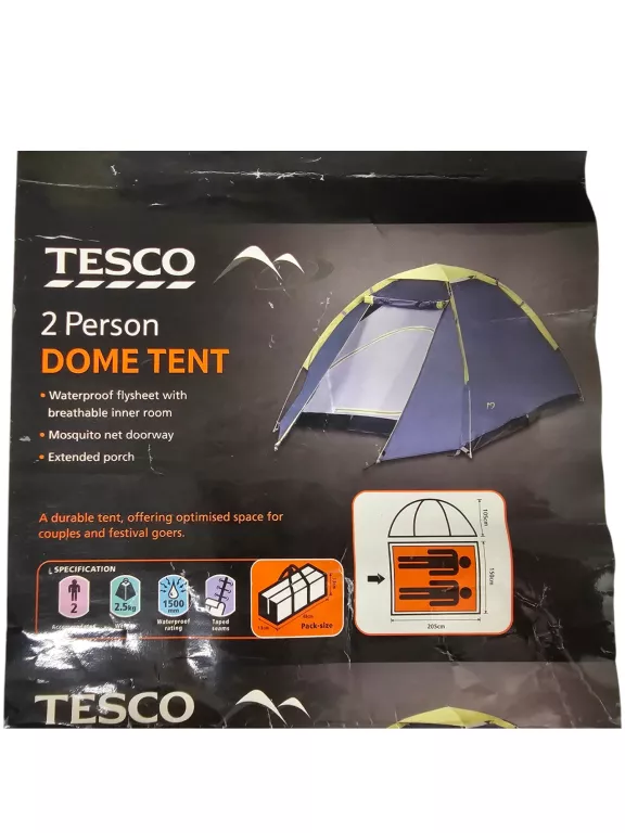 2-OSOBOWY NAMIOT IGLO TESCO DOME TENT