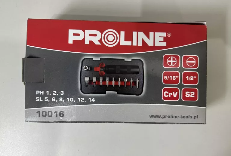 WKRĘTAK UDAROWY Z 9-MA KOŃCÓWKAMI PROLINE 10016