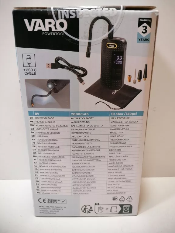 VARO AIR PUMP 8V