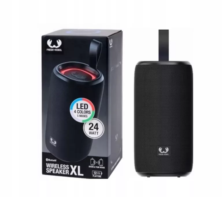 GŁOŚNIK PRZENOŚNY FRESH 'N REBEL XL CZARNY 18.5W