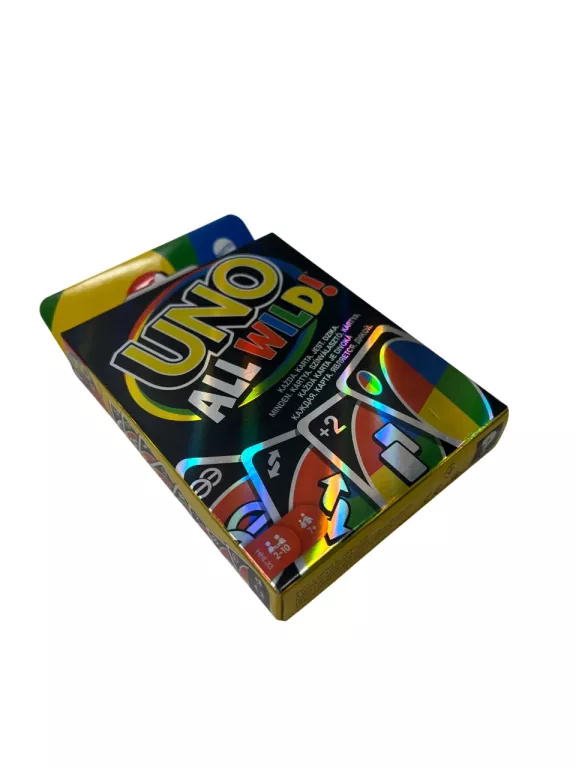 MATTEL GRA KARCIANA UNO ALL WILD DZIKIE KARTY POWYSTAWOWE!