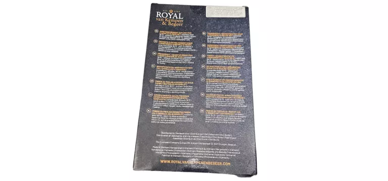 KOMPLET SZTUĆCÓW ROYAL VAN KEMPEN & BEGEER WYSOKI POŁYSK MIRROR 6 EL.
