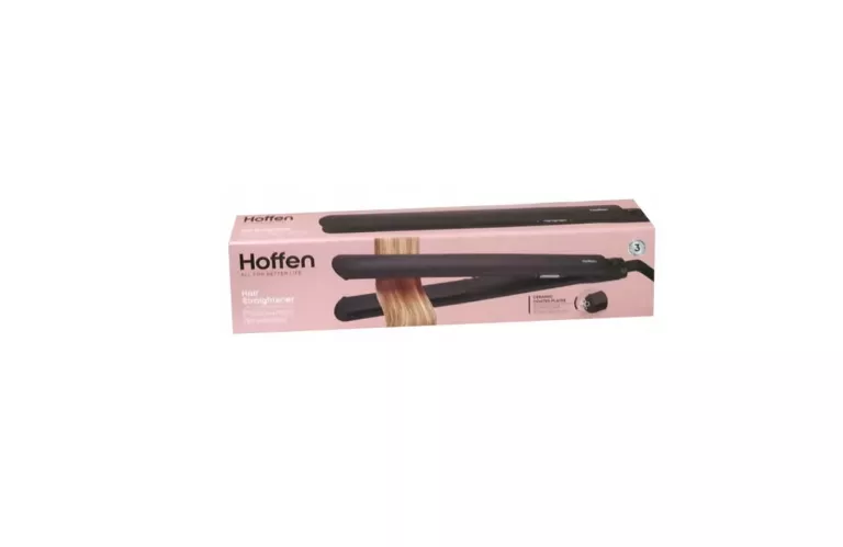 PROSTOWNICA CERAMICZNA DO WŁOSÓW HOFFEN HS 5131 CZARNA