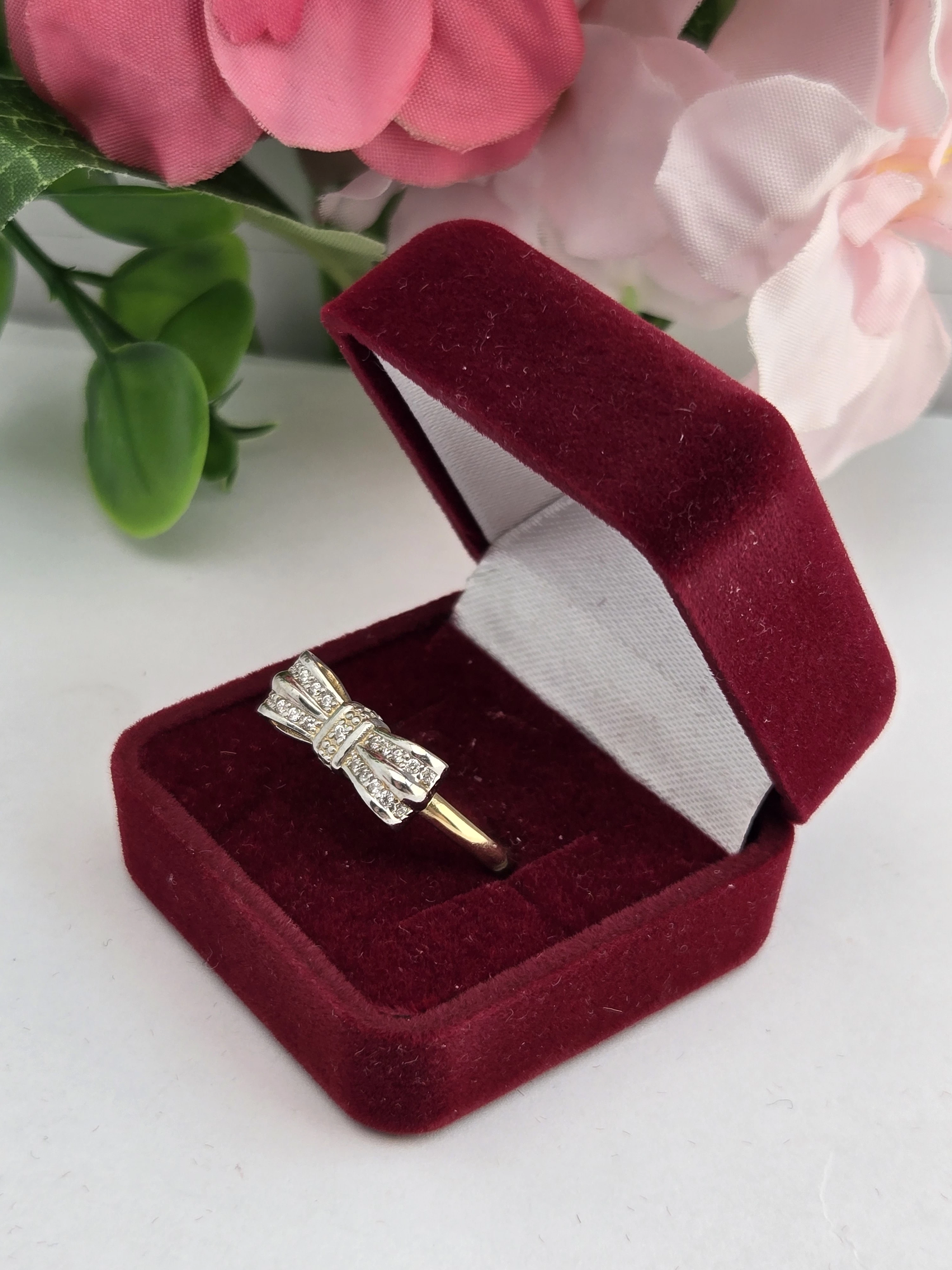 piekny-zloty-pierscionek-kokardka-kokarda-585-rozmiar-12-wroclawska-7-legnica