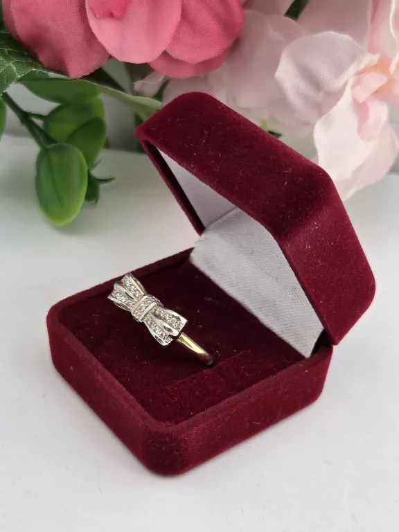 piekny-zloty-pierscionek-kokardka-kokarda-585-rozmiar-12-wroclawska-7-legnica